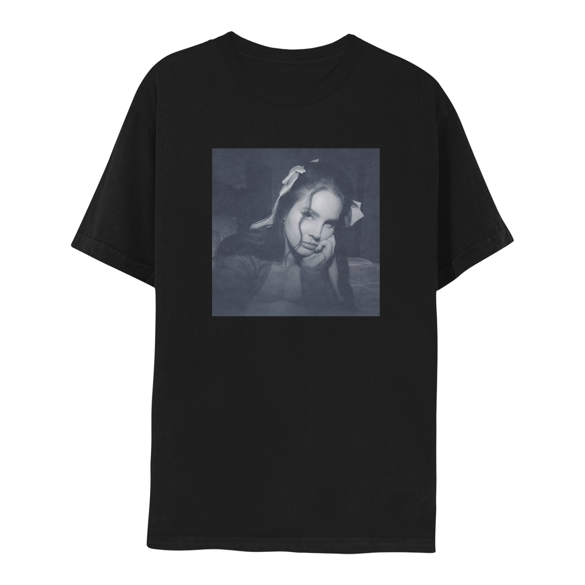 【Official】Lana del Rey T shirt Under Ocean Blvd T-Shirt in Black - Lana Del Rey