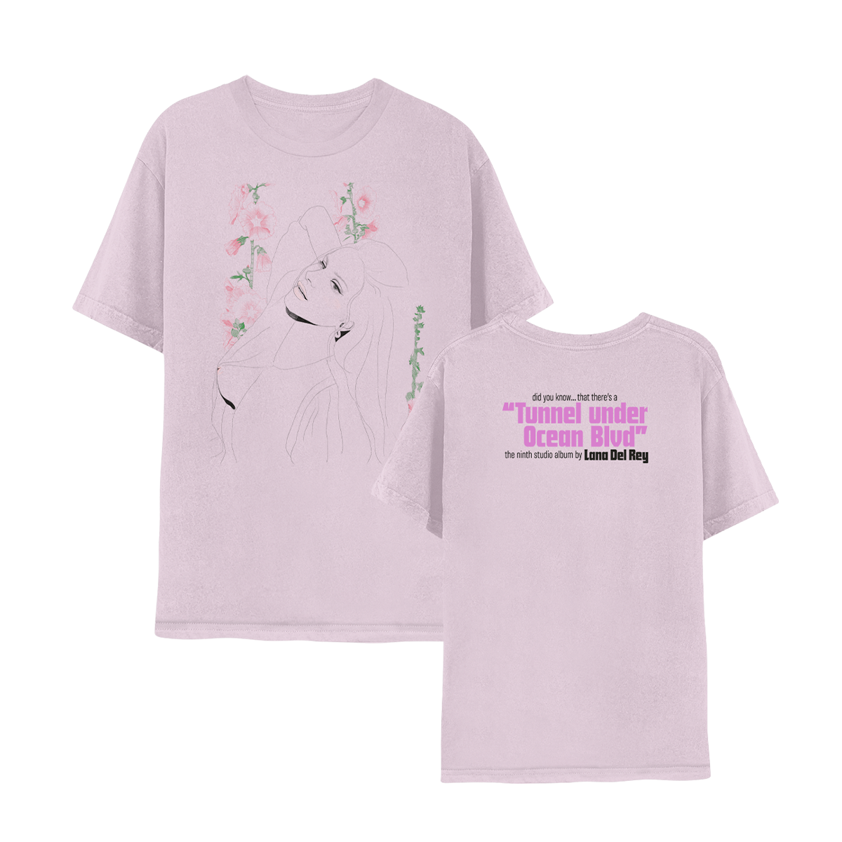 Lilac T-Shirt - Lana Del Rey