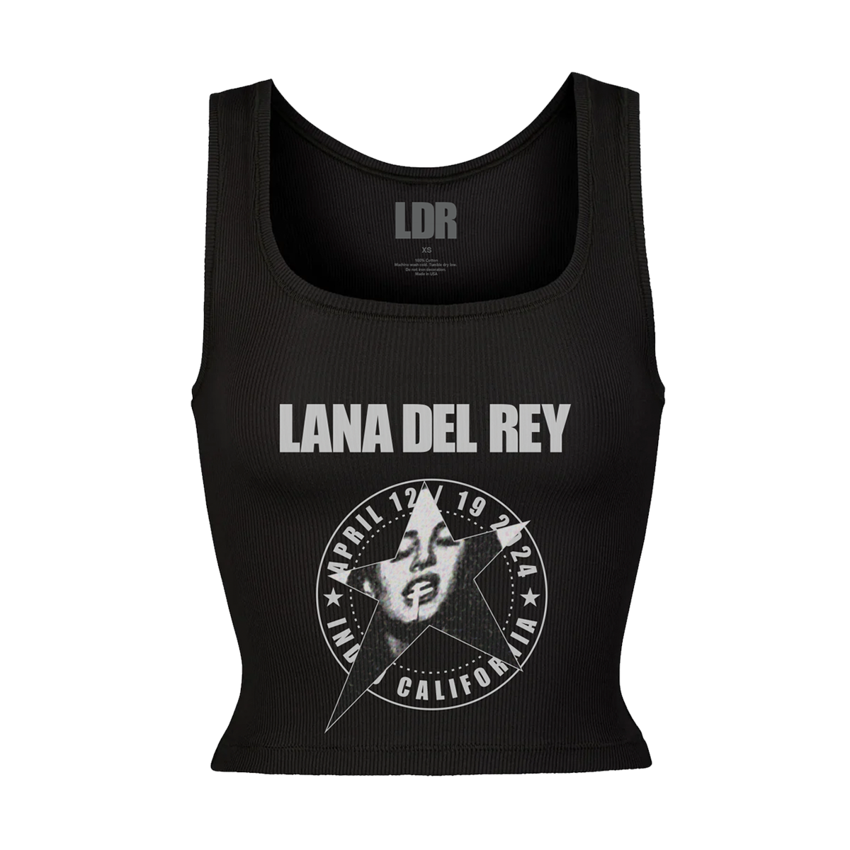 Black Tank Top Lana Del Rey Logo - Lana Del Rey