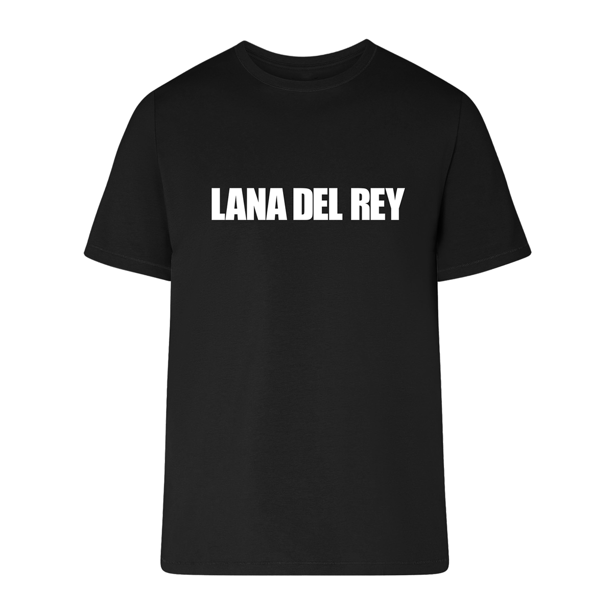 【Official】Lana del Rey T shirt Black T-Shirt with Lana Del Rey Logo - Lana Del Rey