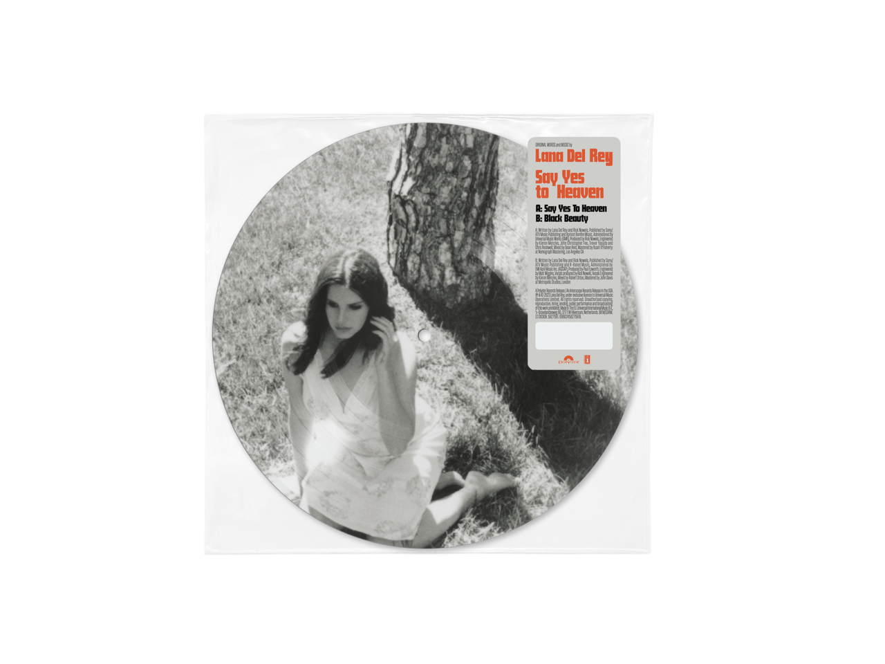 Limited Edition Say Yes To Heaven 7" Single Picture Disc - Lana Del Rey