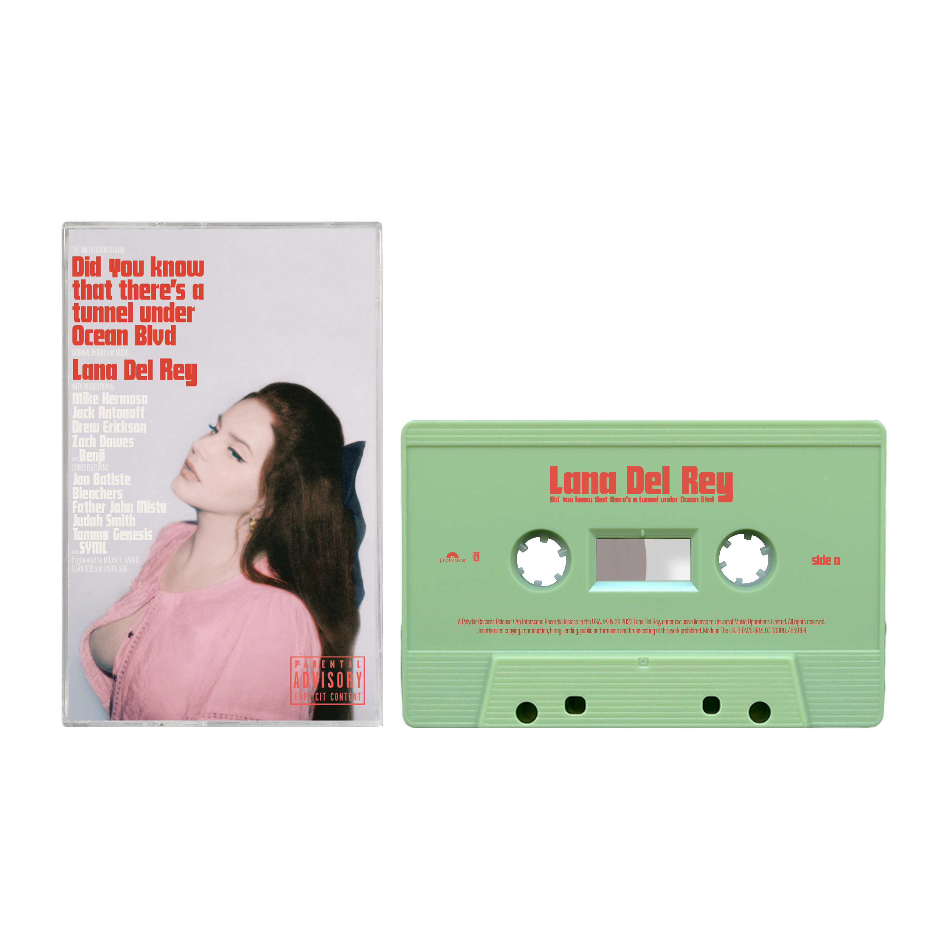 Lana Del Rey - Did you know that there's a tunnel under Ocean Blvd: ALT Cover Cassette #4